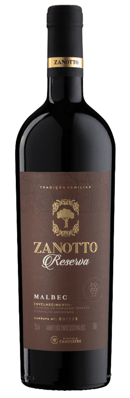 Botella Zanotto Malbec Reserva 2022