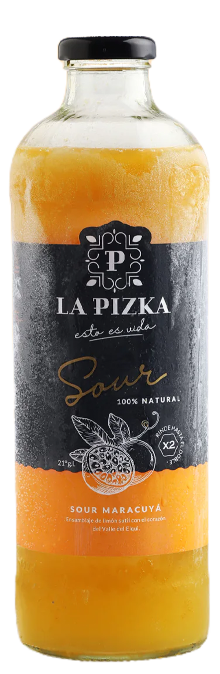 Botella La Pizka Sour Maracuyá