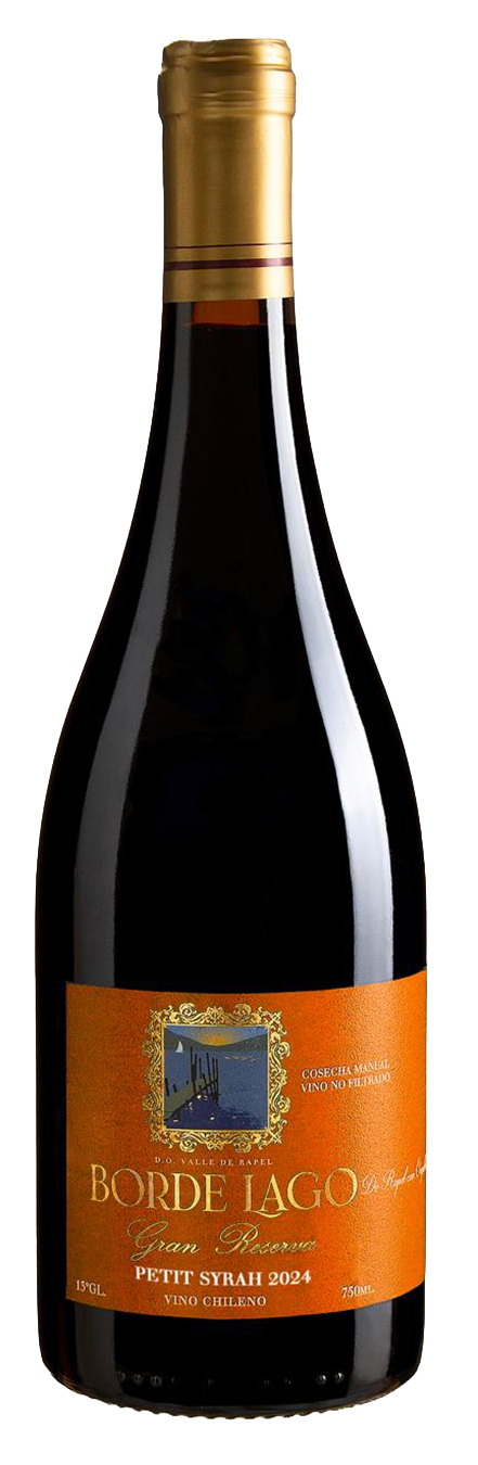 Botella Borde Lago Gran Reserva Petite Sirah 2024