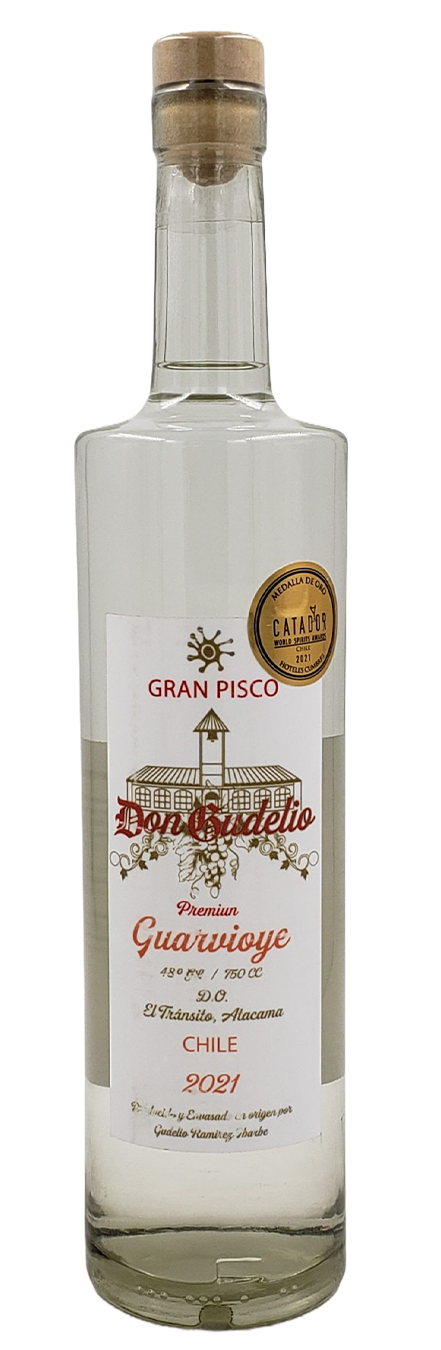 Botella Pisco Guarvioye 48°