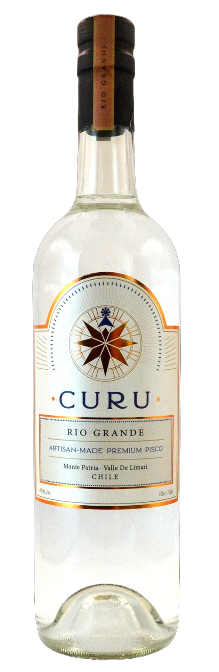 Botella Pisco Curu